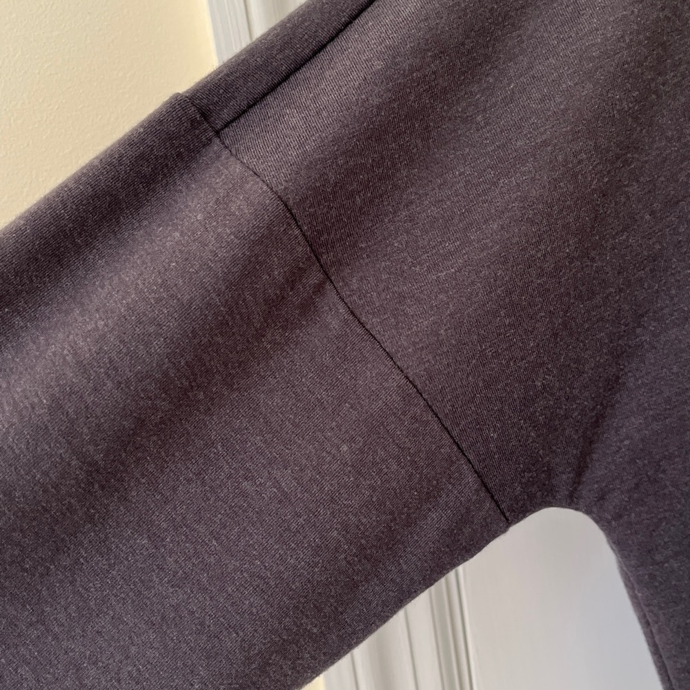 J. Jill Sparkle Keyhole Jersey Tunic Top Women’s XLP Gray Lightweight‎ Modern - Picture 7 of 15